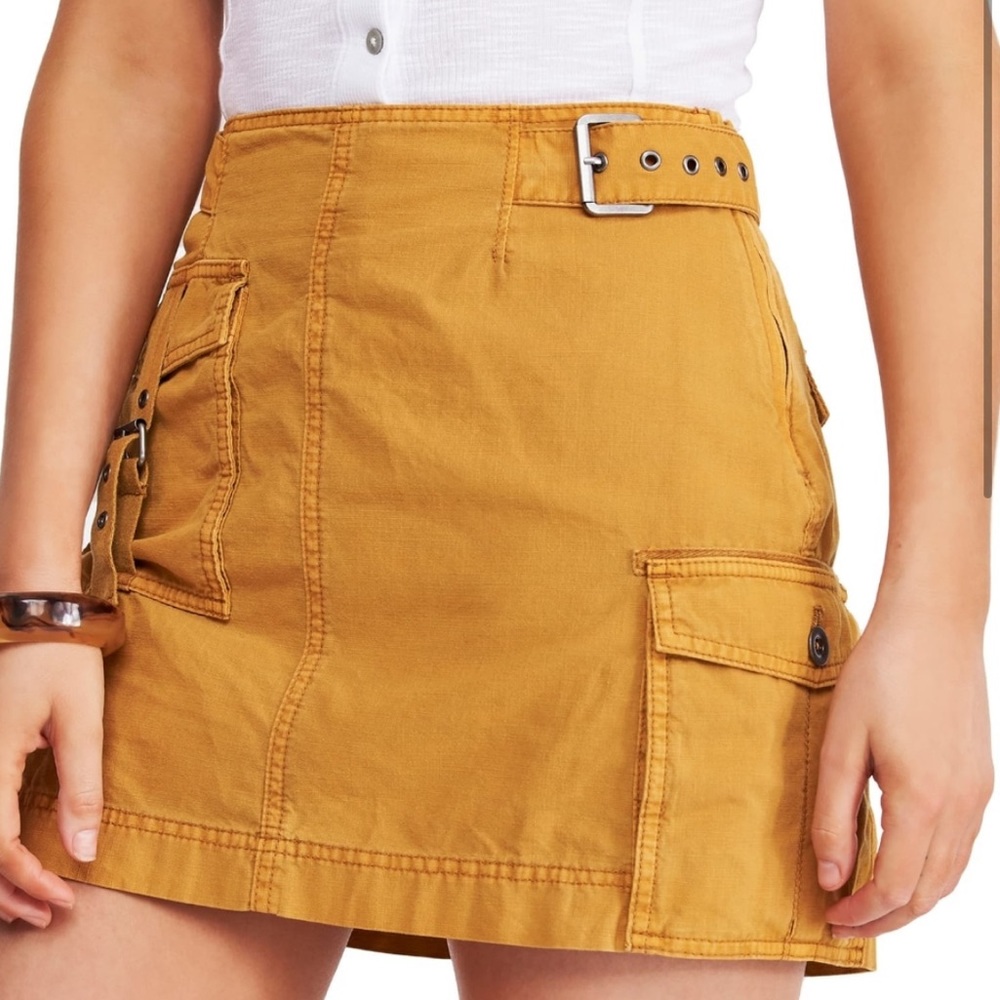 Sale!! Free People Erika Utility Mini Skirt